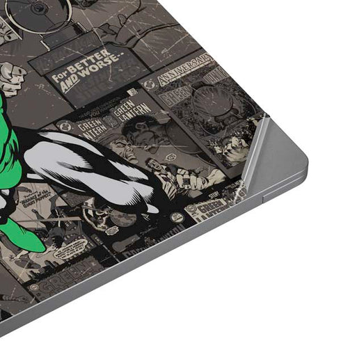 DC Comics Green Lantern Vintage Action Pose Pattern Universal Laptop 15in (12.2 x 8.8in) Skin